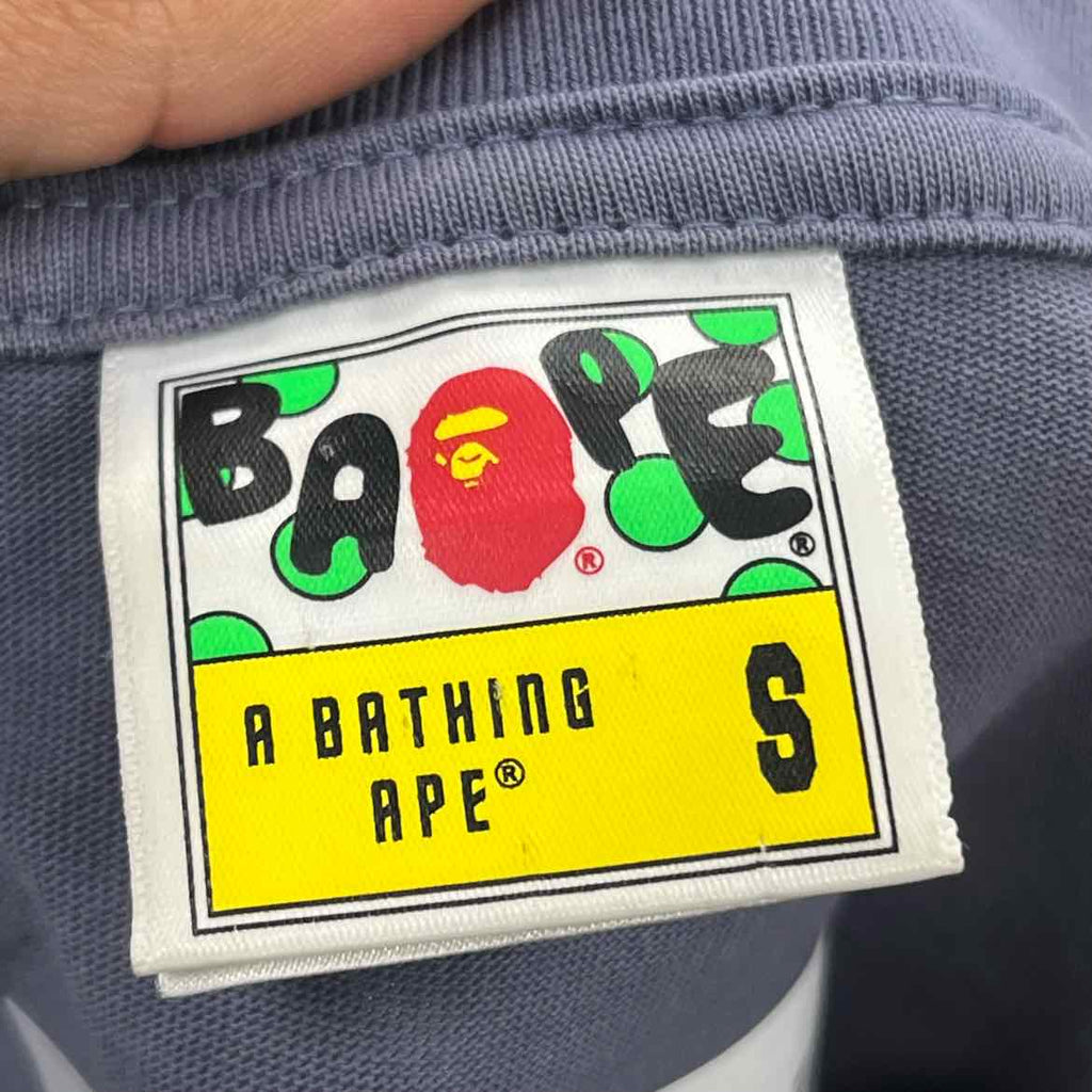 Bape T-Shirt "MAP CAMO" Grey Used Size S