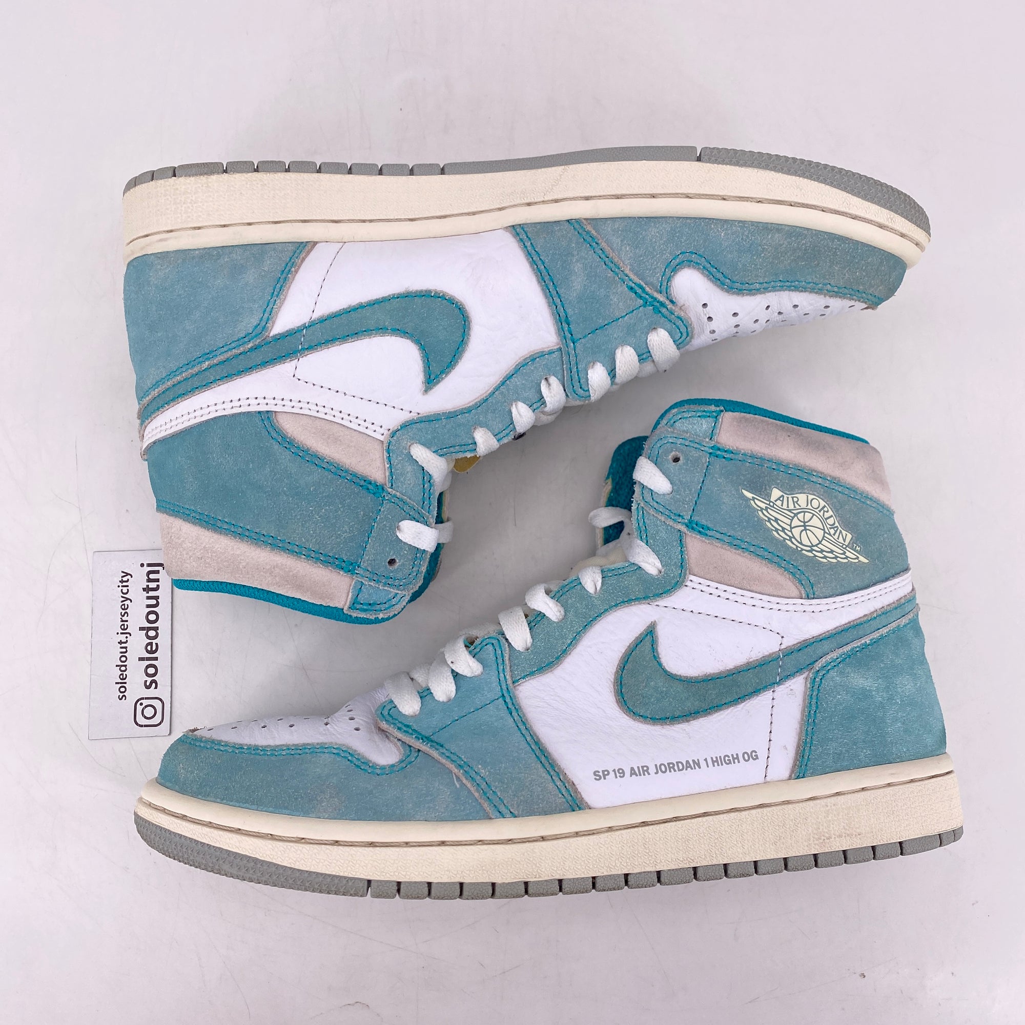 Air Jordan 1 Retro High OG &quot;Turbo Green&quot; 2019 Used Size 8