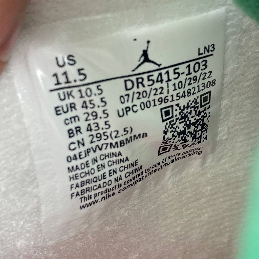 Air Jordan 4 Retro "Pine Green" 2023 New Size 11.5