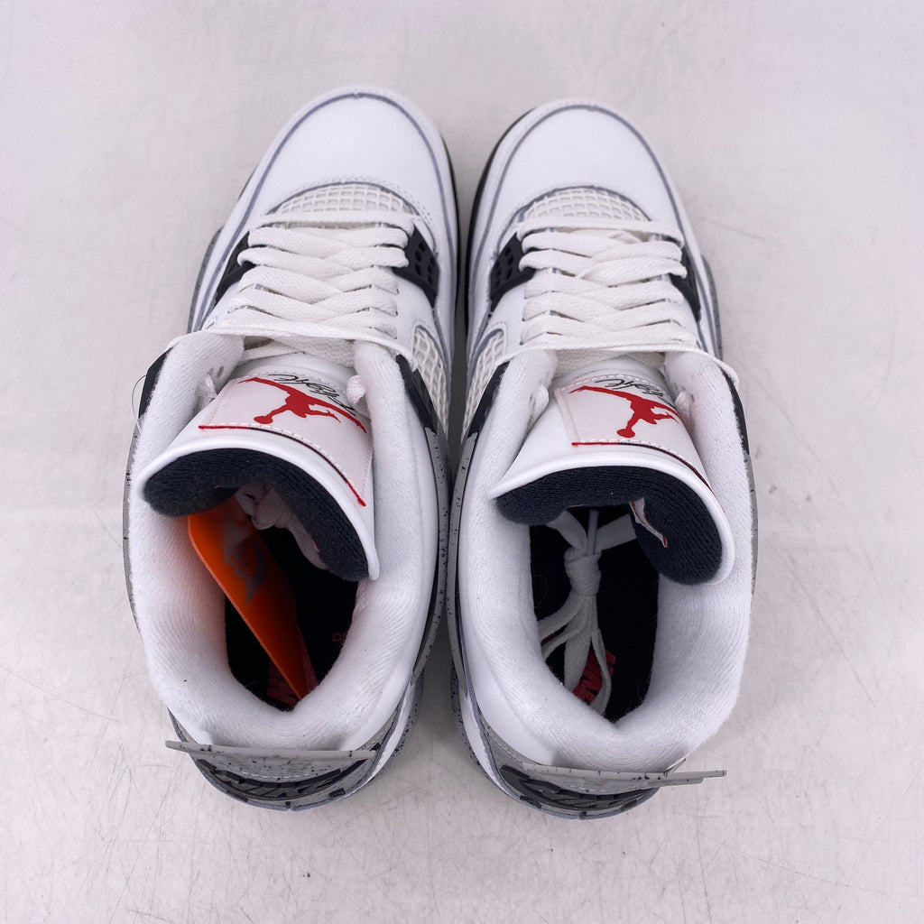 Air Jordan 4 Retro "White Cement" 2025 New Size 9