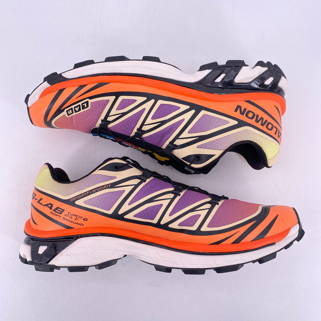 Salomon XT-6 "Black Almond Dragon Fire" 2026 Used Size 11.5
