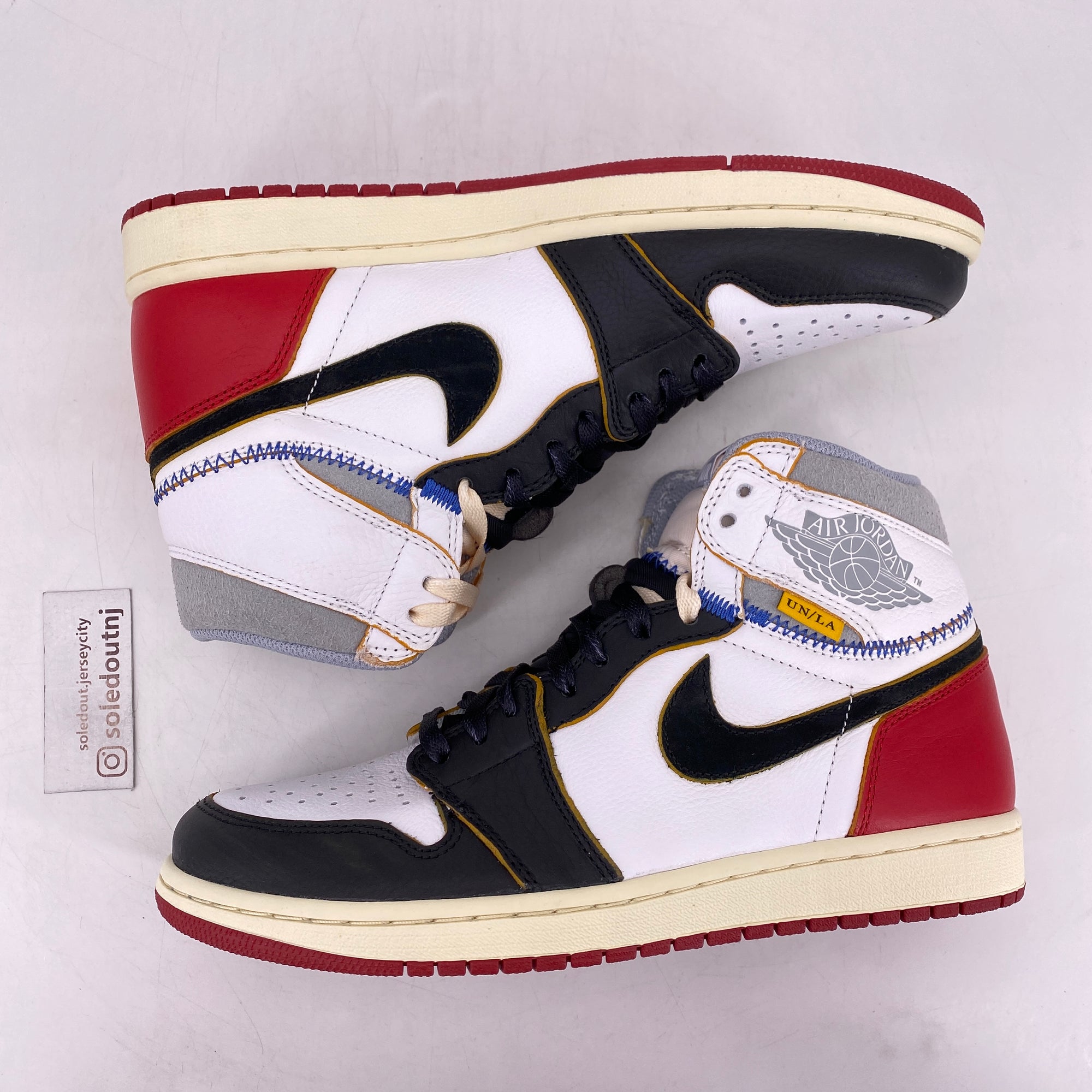 Air Jordan 1 Retro High &quot;Union La Black Toe&quot; 2018 New Size 9.5