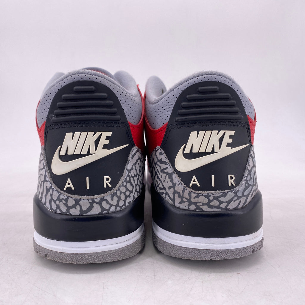 Air Jordan 3 Retro "Unite Fire Red" 2020 Used Size 7.5