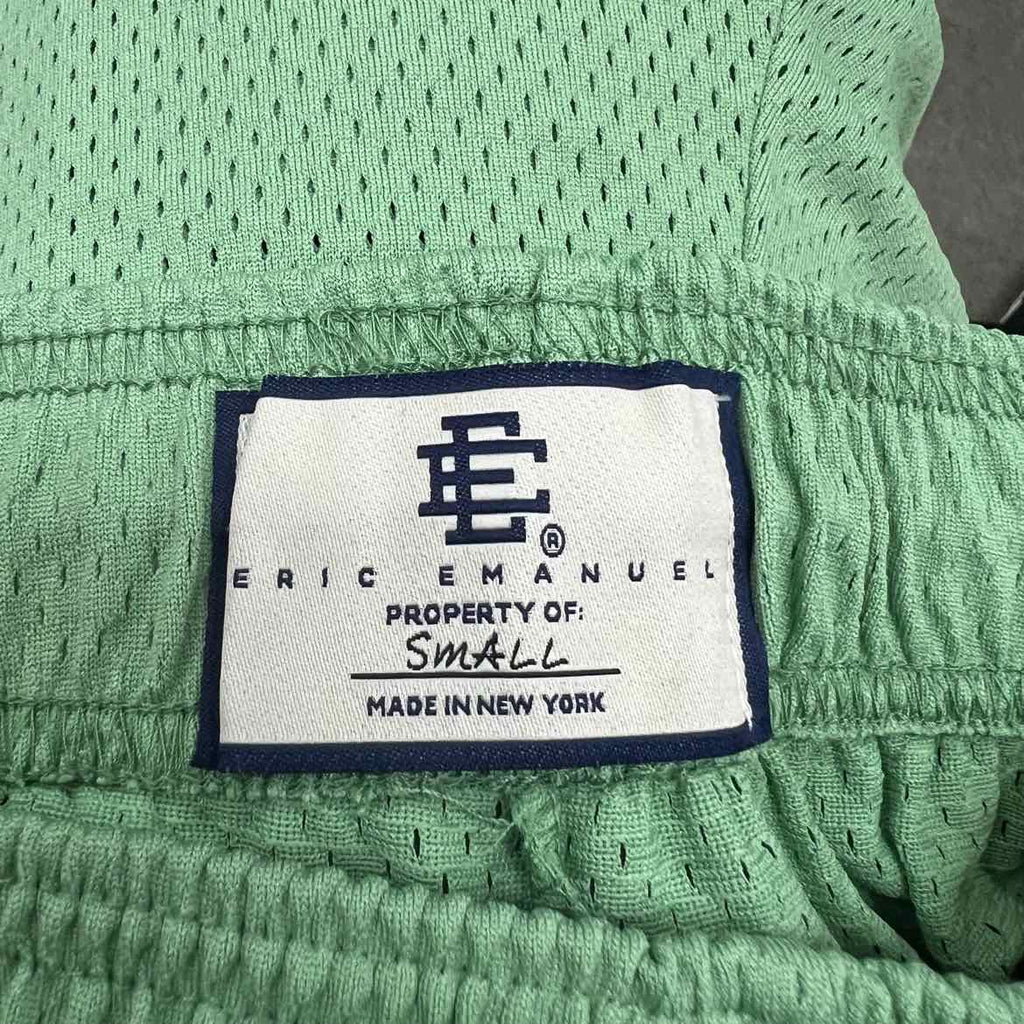 Eric Emanuel Mesh Shorts "JADE GREEN" New Size S