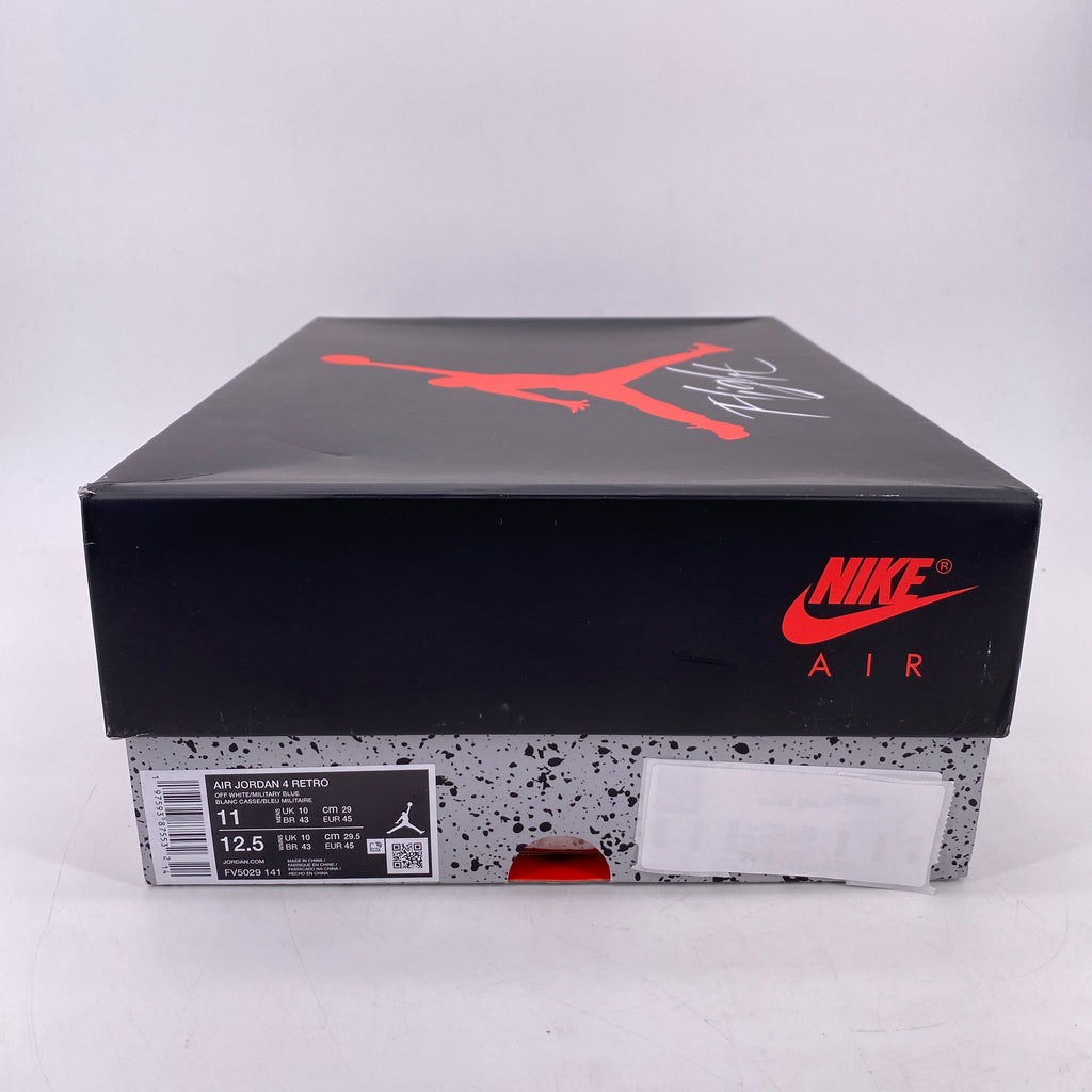 Air Jordan 4 Retro "Military Blue" 2024 New Size 11