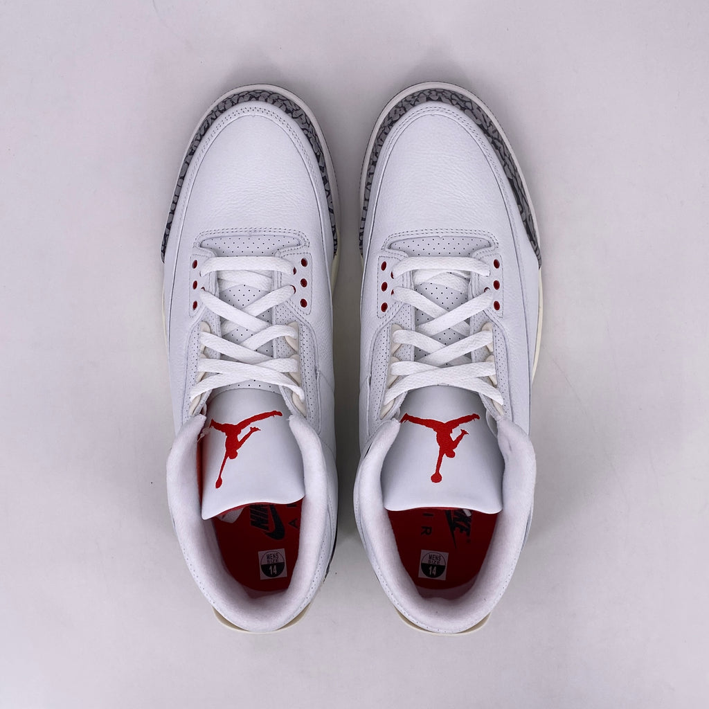 Air Jordan 3 Retro "White Cement" 2023 New Size 14