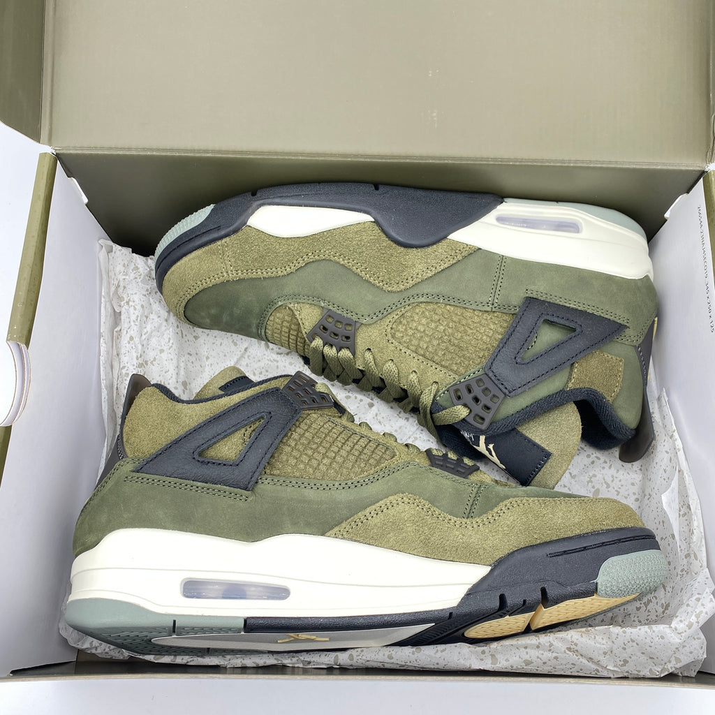 Air Jordan 4 Retro "Medium Olive" 2023 New Size 10