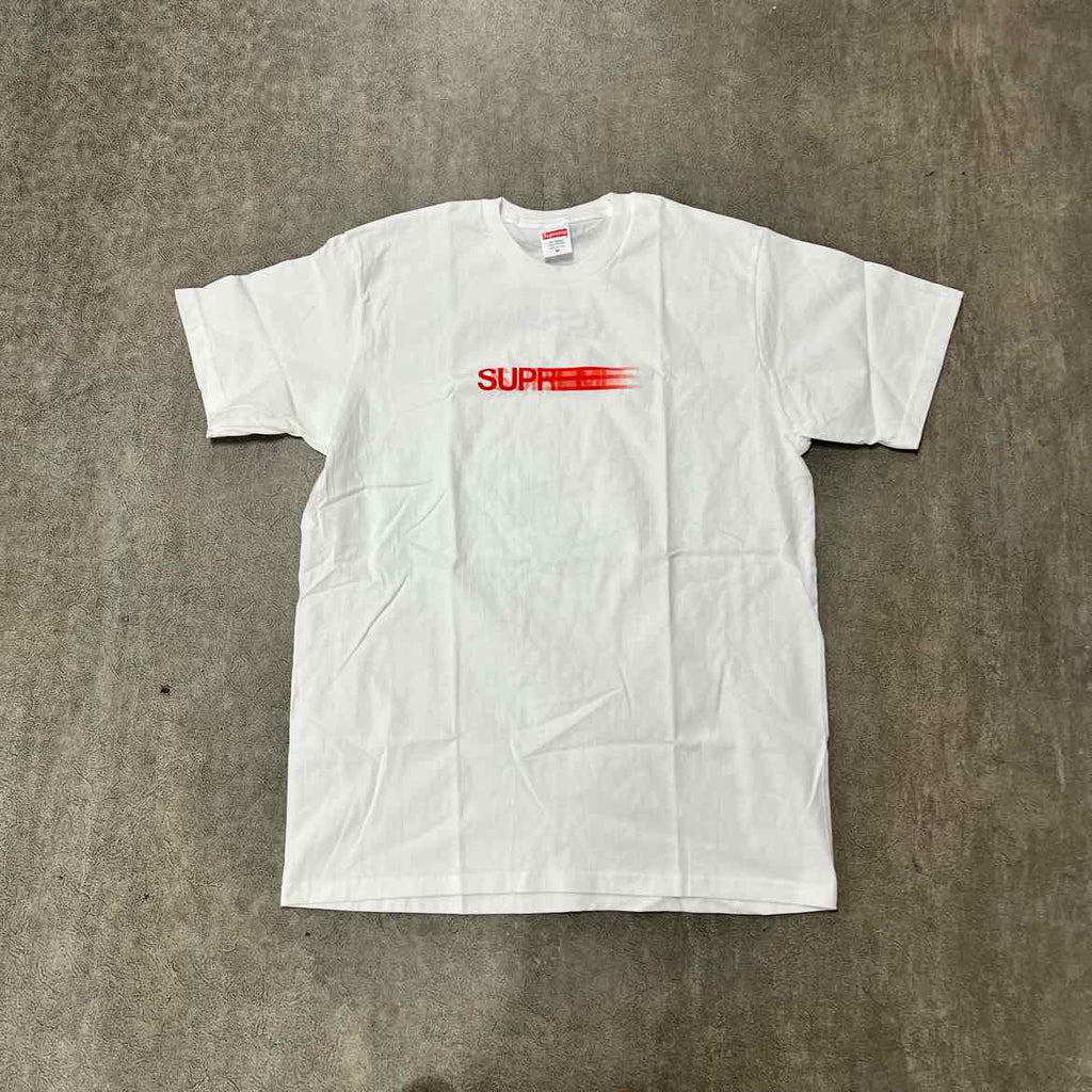 Supreme T-Shirt "MOTION LOGO" White New Size M