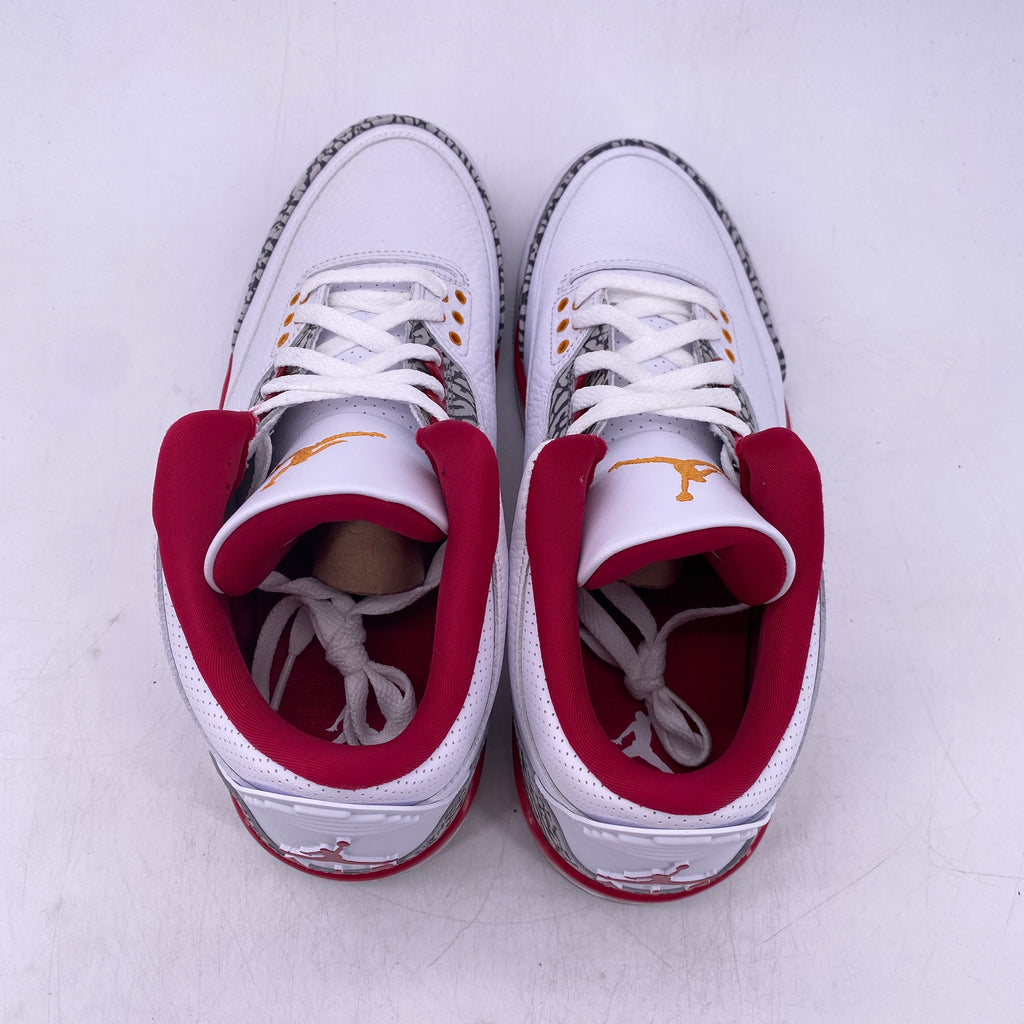Air Jordan 3 Retro "Cardinal Red" 2022 New Size 10.5
