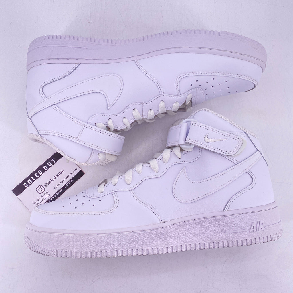 Nike Air Force 1 Mid "White"  New Size 11.5