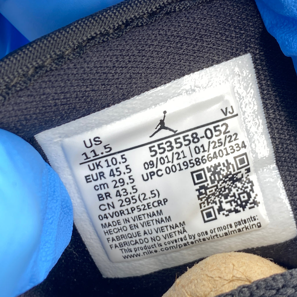 Air Jordan 1 Retro Low "Shadow Toe" 2022 Used Size 11.5