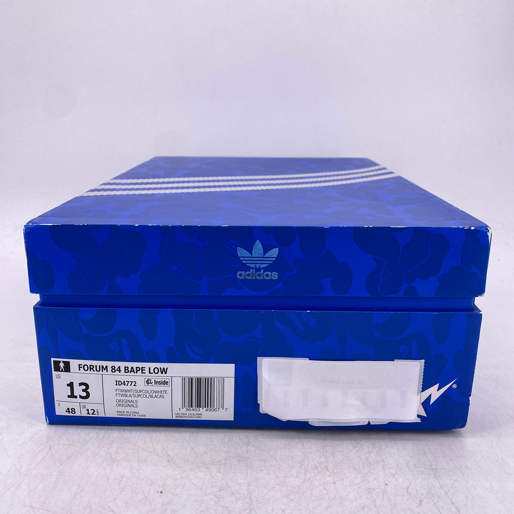 Adidas Forum 84 Low "Bape Blue Camo" 2023 New Size 13