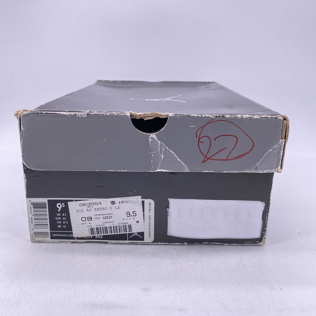 Air Jordan 5 Retro "Burgundy" 2006 Used Size 9.5