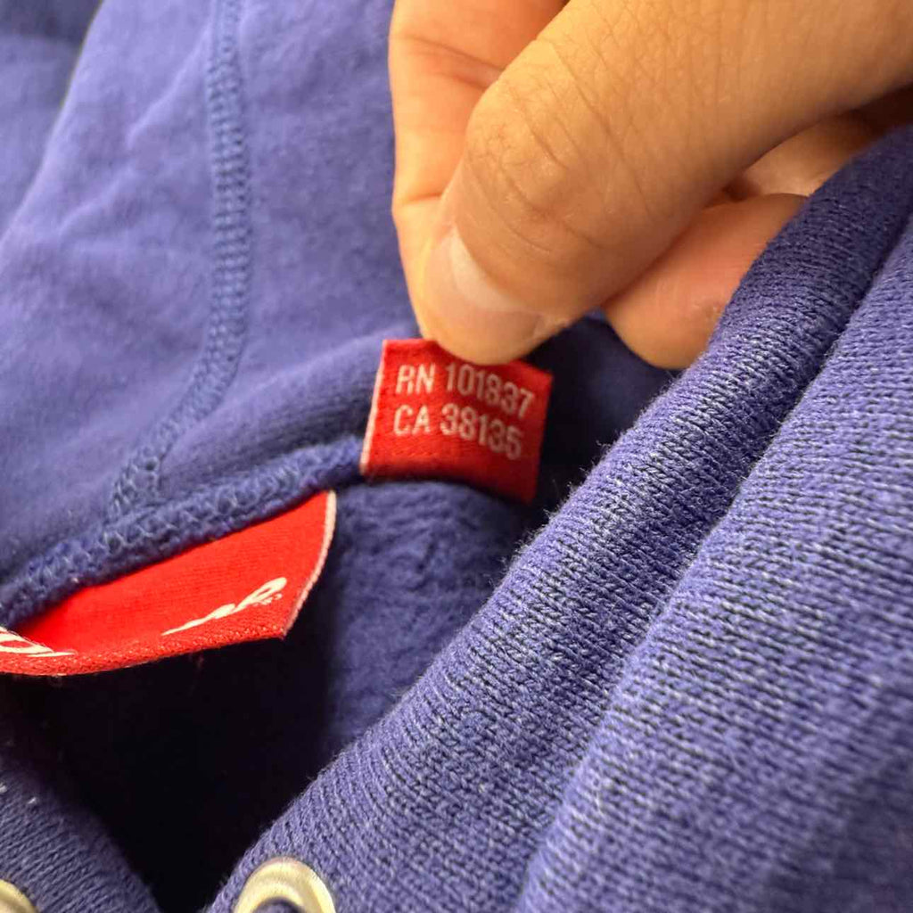 Supreme Hoodie "BOX LOGO" Purple Used Size M