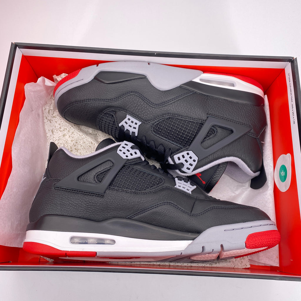 Air Jordan 4 Retro "Bred Reimagined" 2024 New Size 12