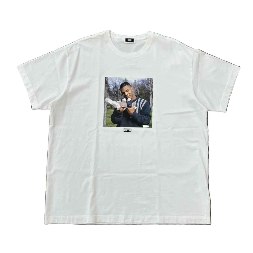 Kith T-Shirt "MIKE TYSON PIGEONS" White New Size XL