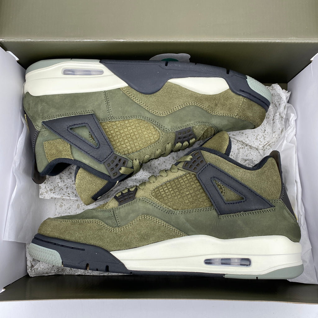 Air Jordan 4 Retro "Medium Olive" 2023 Used Size 11.5