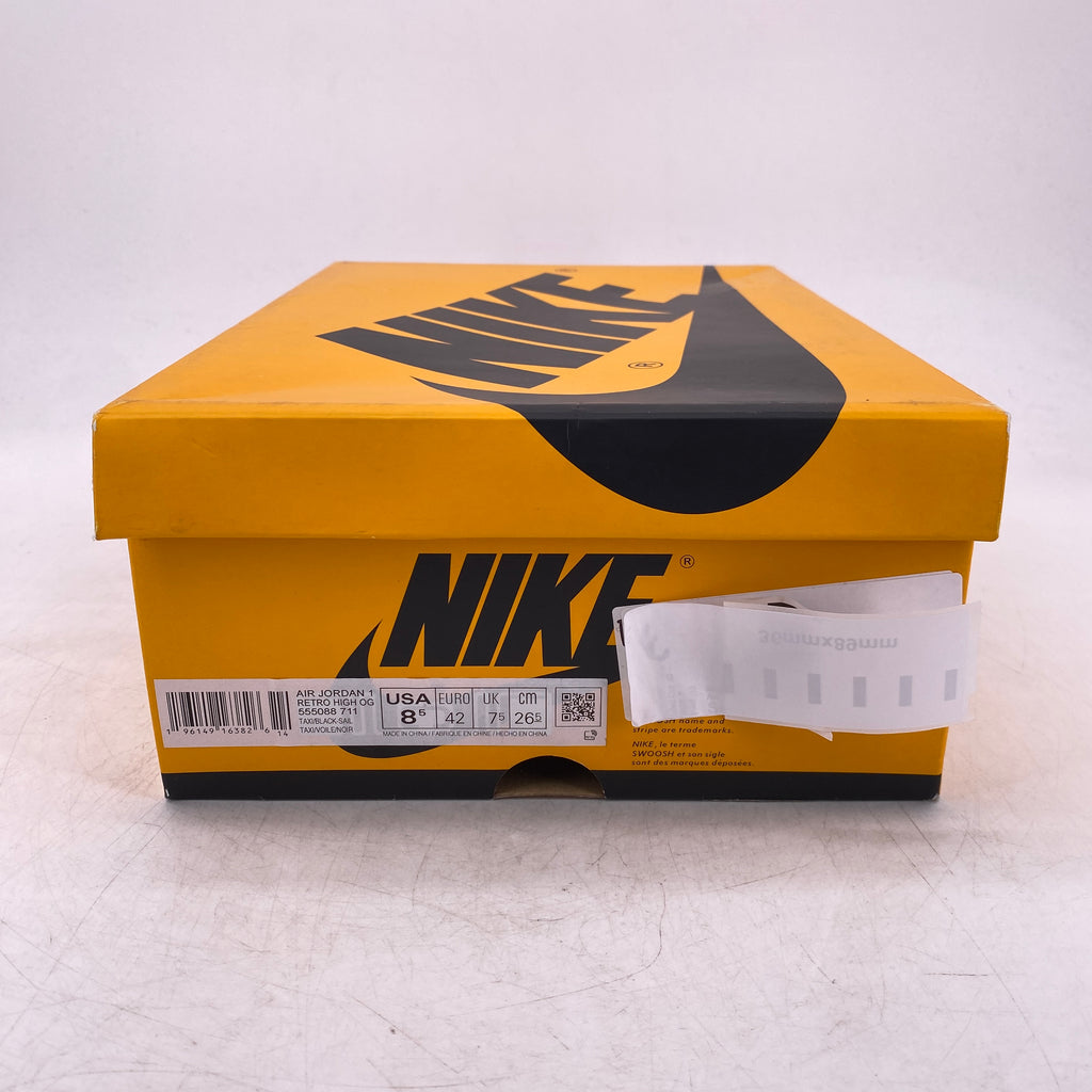 Air Jordan 1 Retro High OG "Taxi" 2022 New Size 8.5