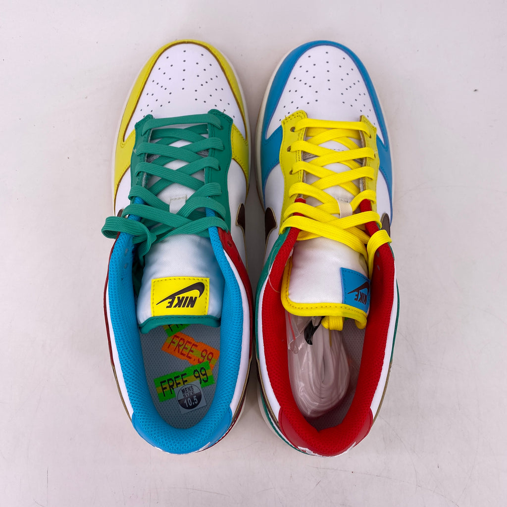 Nike Dunk Low SE "Free 99 White" 2021 New Size 10.5