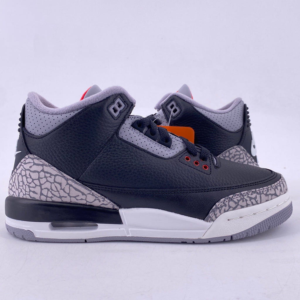 Air Jordan (GS) 3 Retro "Black Cement" 2024 New Size 6.5Y