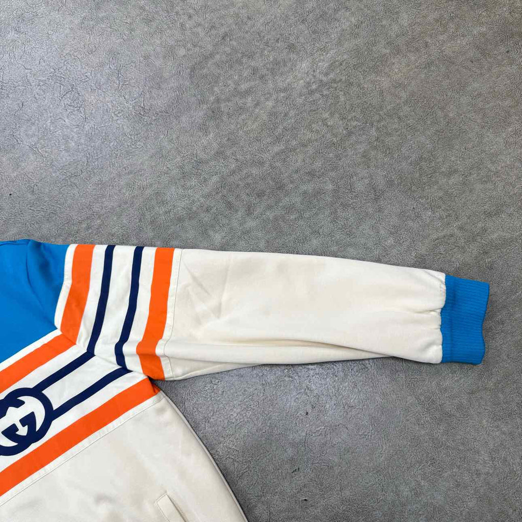 Gucci Zip Up "INTERLOCKING G" Blue Used Size XL
