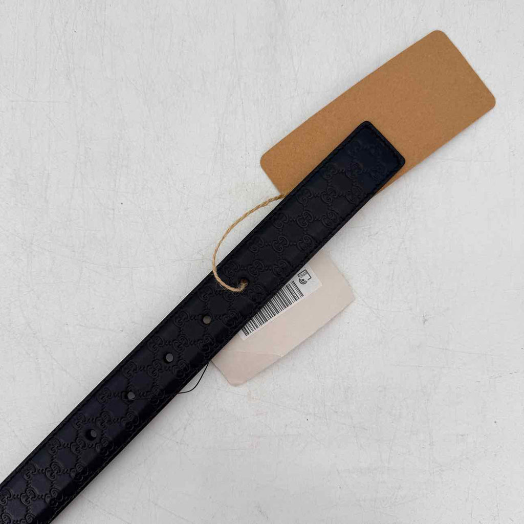 Gucci Belt "MICROGUCCISSIMA" New Blue Size 85