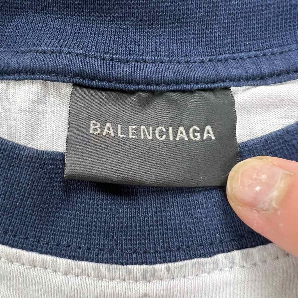 Balenciaga T-Shirt "OVERSIZED" Grey Used Size XL
