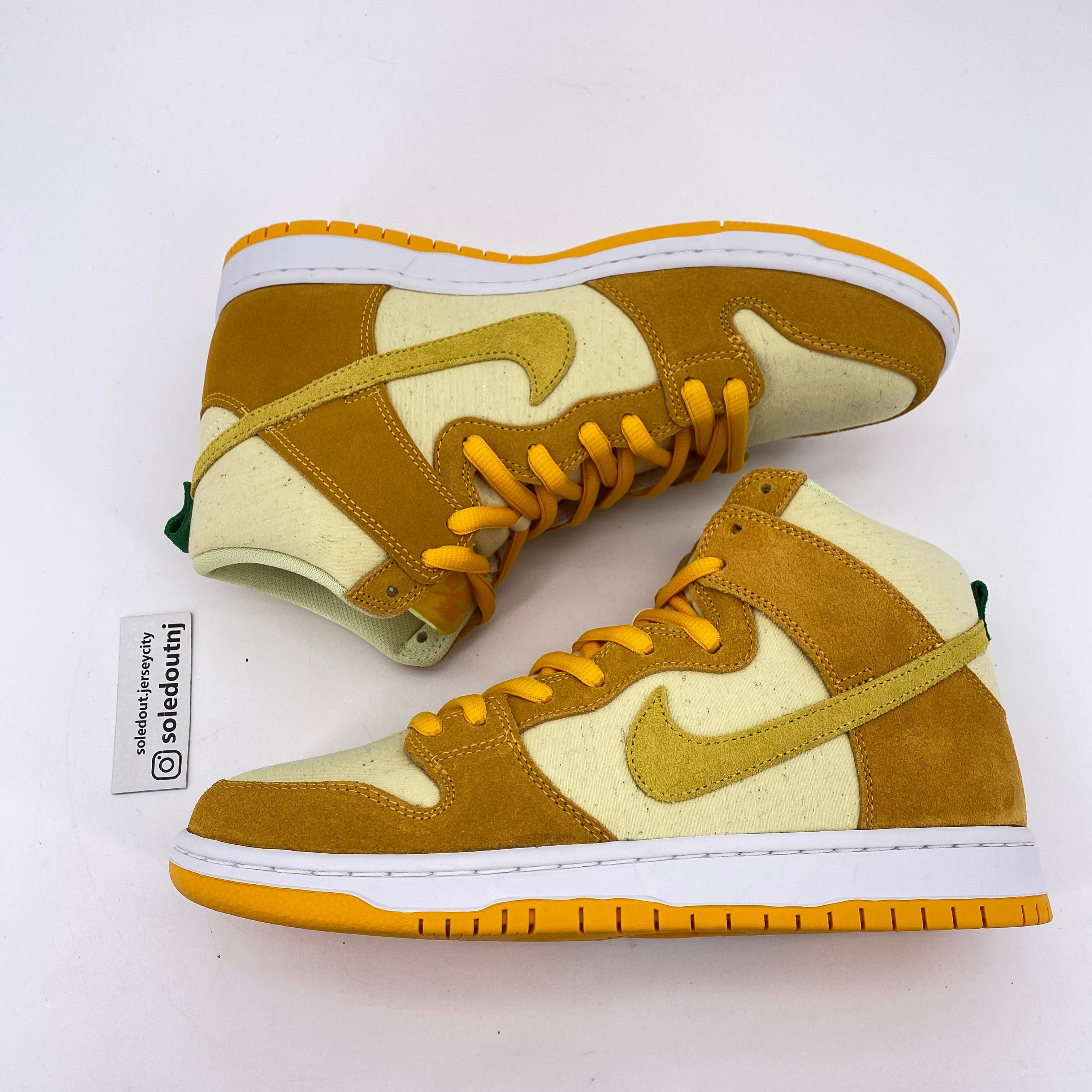 Nike SB Dunk High Pro &quot;Pineapple&quot; 2022 New (Cond) Size 9.5