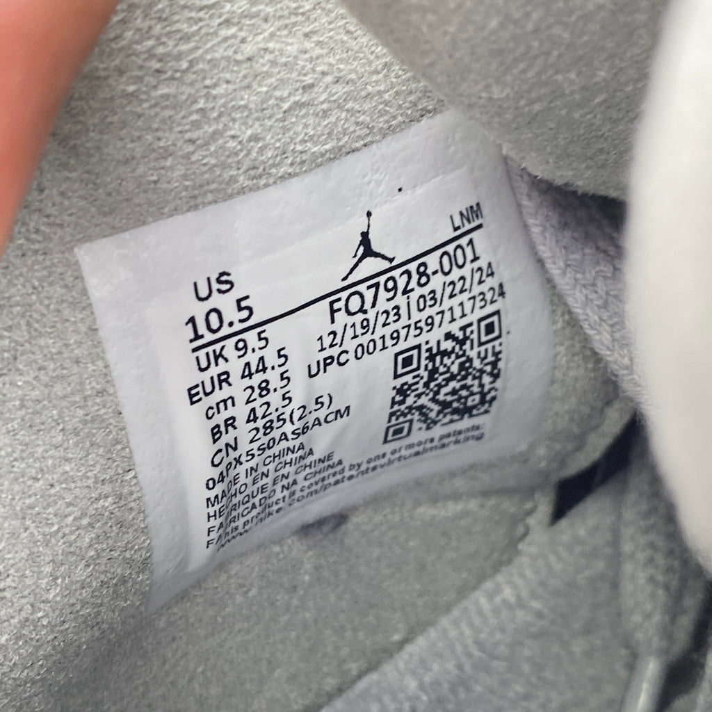 Air Jordan 4 Retro "Wet Cement" 2024 New Size 10.5