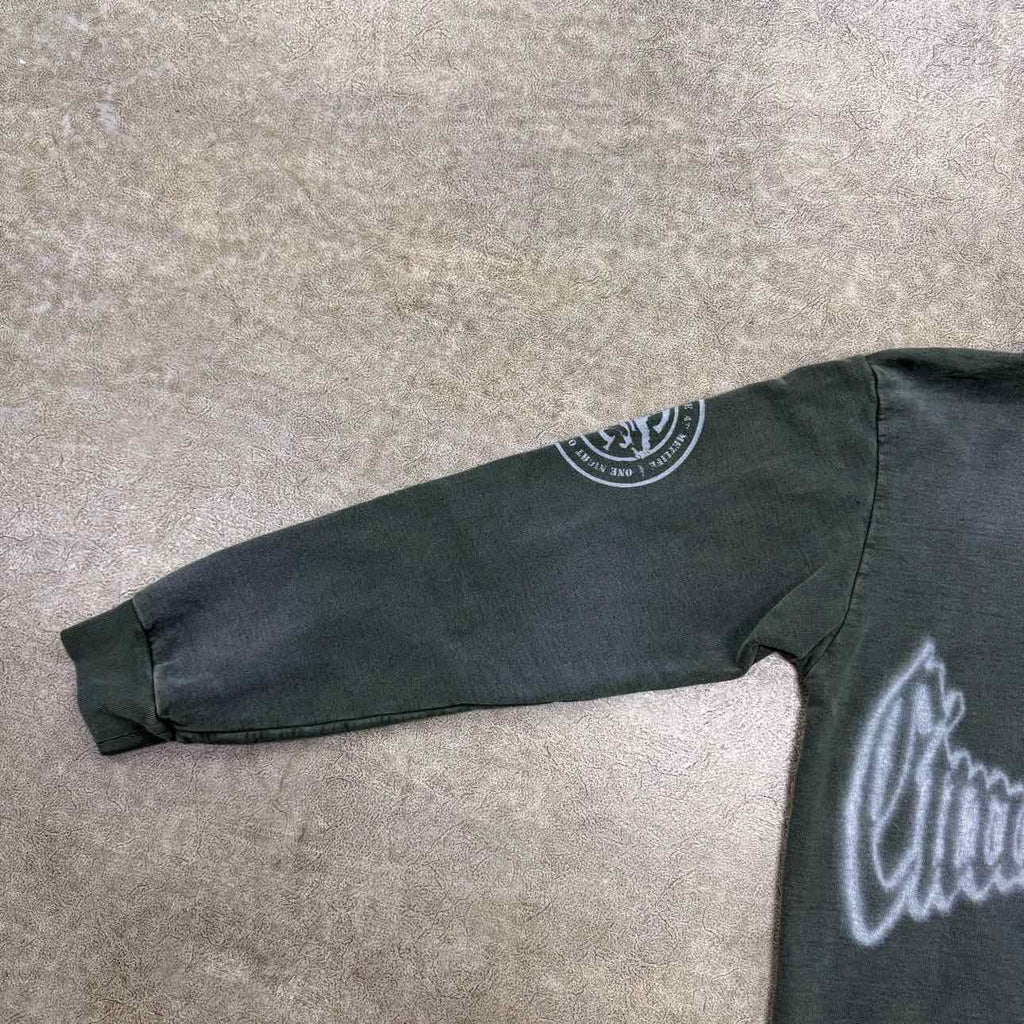 Travis Scott Hoodie "ONE NIGHT IN UTOPIA" Olive Used Size L