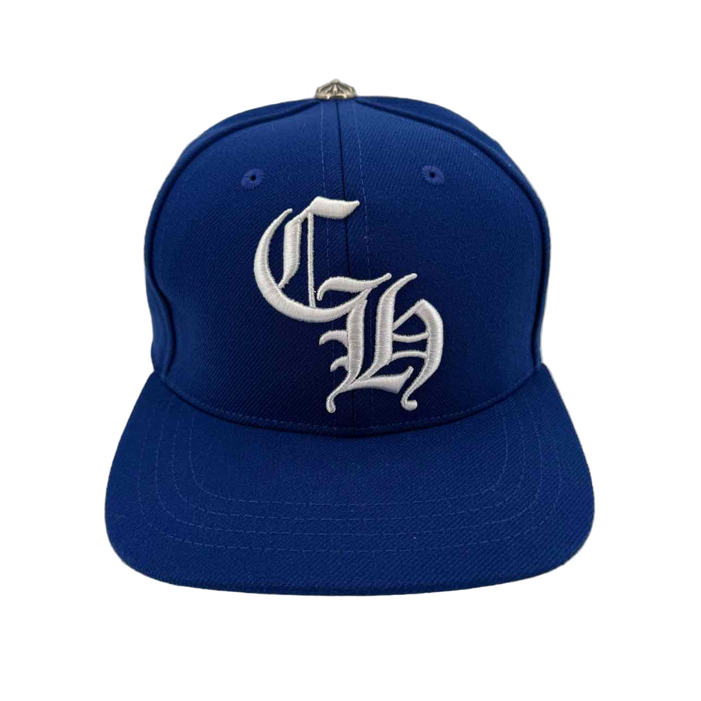 Chrome Hearts Snapback "CH 6 PANEL" New Blue Size OS