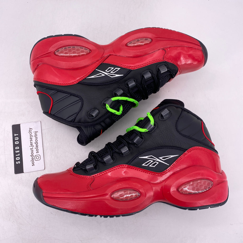 Reebok Question Mid "76Ers Bred" 2020 New Size 10