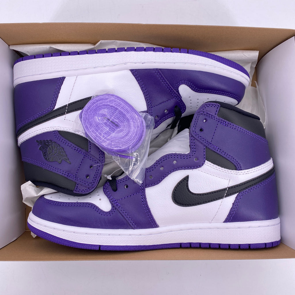 Air Jordan 1 Retro High OG "Court Purple 2.0" 2020 New Size 8