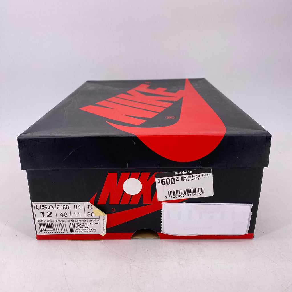 Air Jordan 1 Retro High OG "Pine Green" 2018 New Size 12