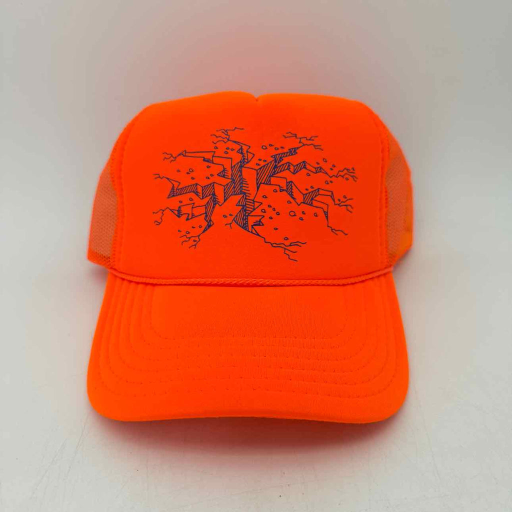 OFF-WHITE Trucker Hat "FIGURES OF SPEECH" New Orange Size OS