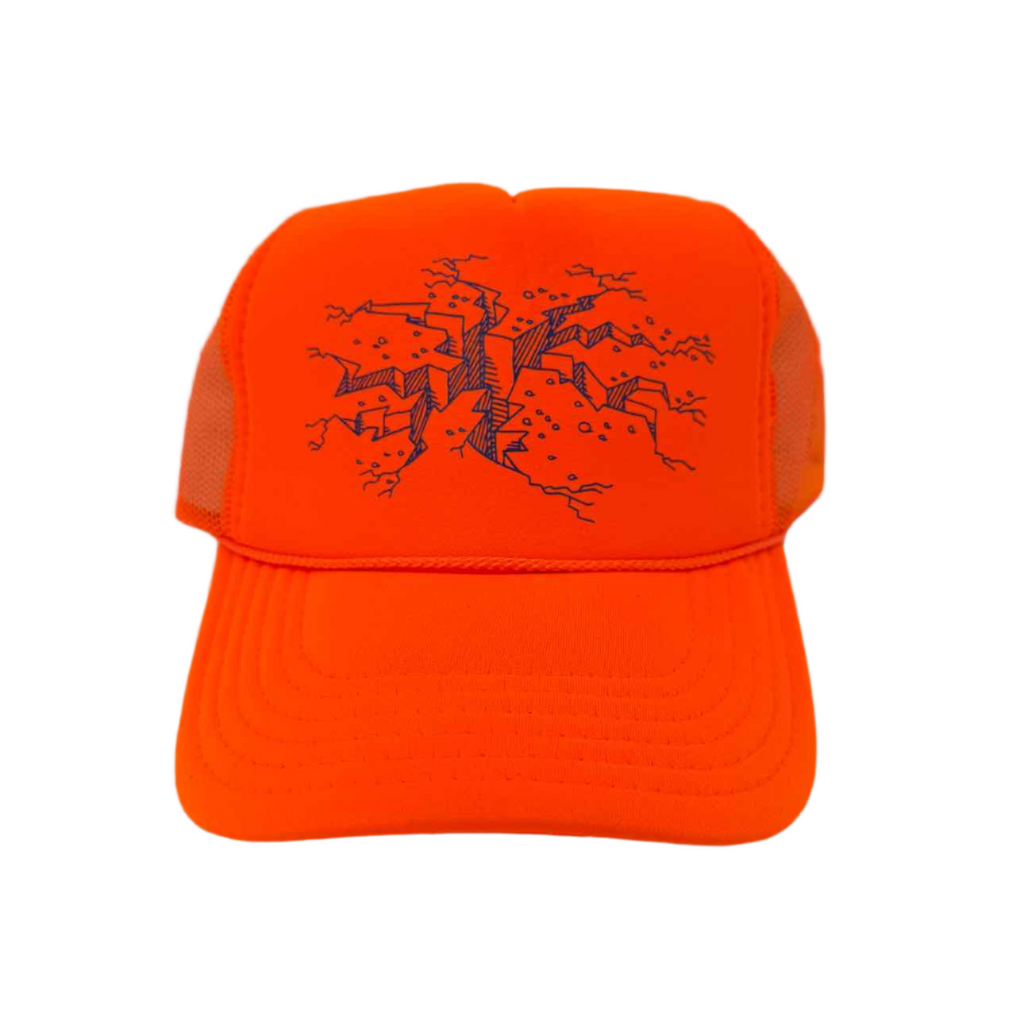 OFF-WHITE Trucker Hat "FIGURES OF SPEECH" New Orange Size OS