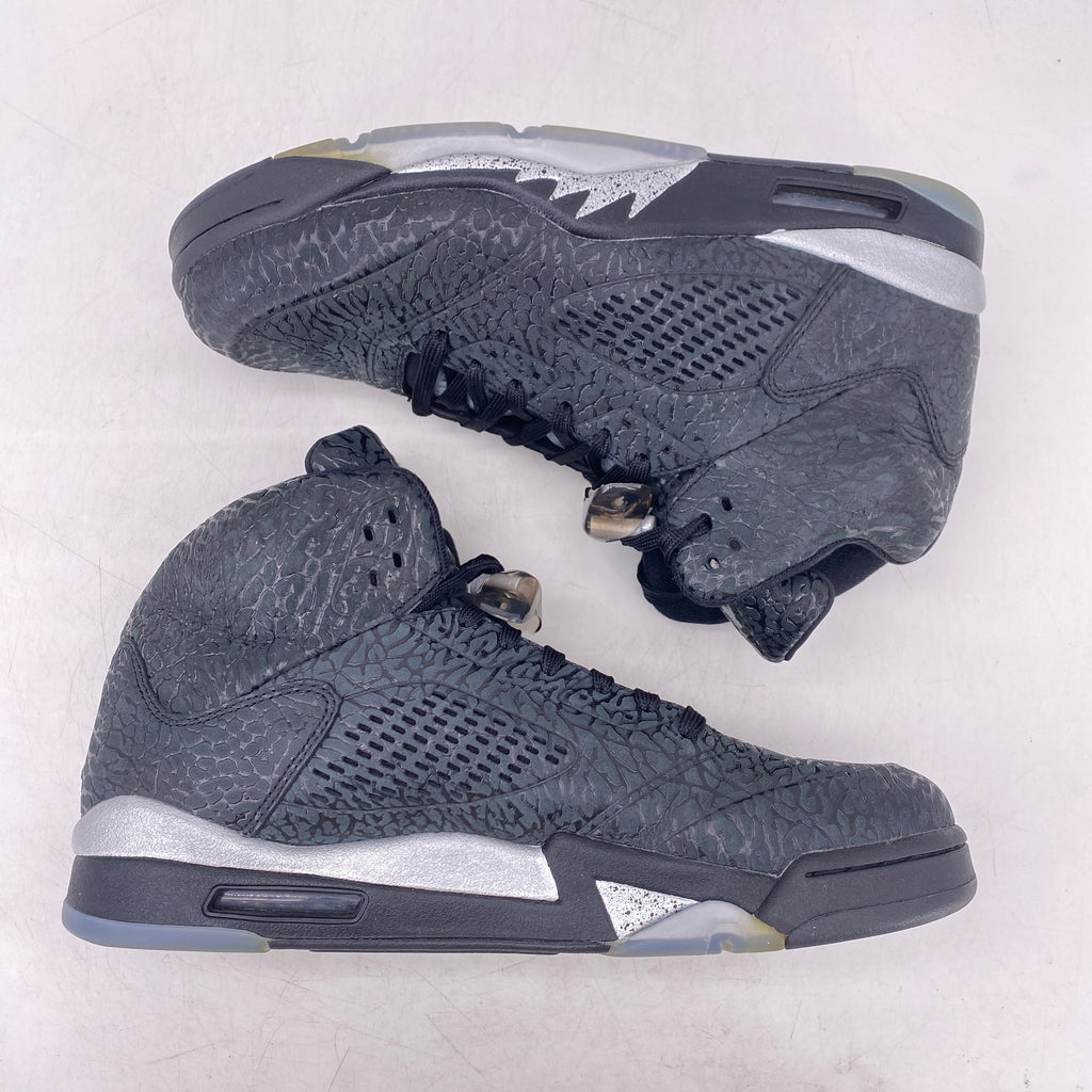 Air Jordan 5 Retro "3Lab5 Black Silver" 2014 Used Size 12