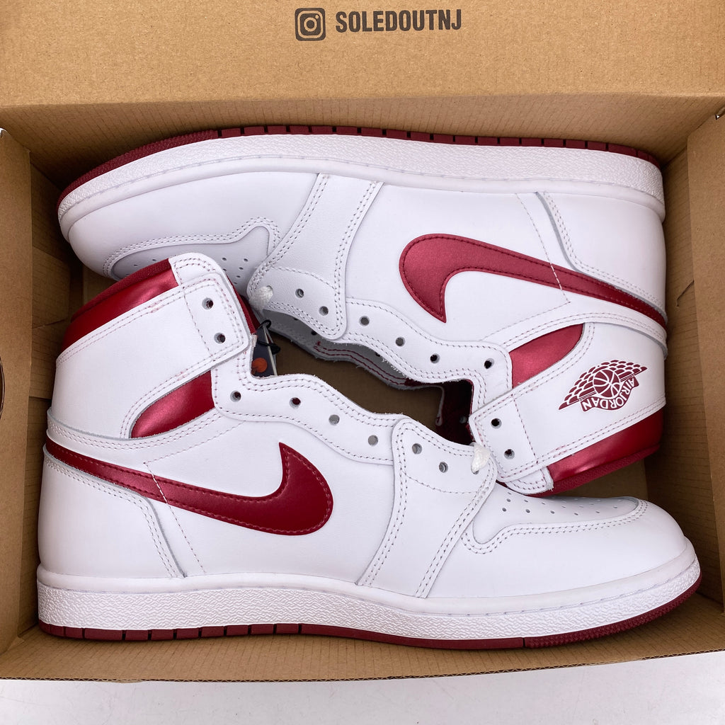 Air Jordan 1 Retro High 85 "Metallic Burgundy" 2024 New Size 12
