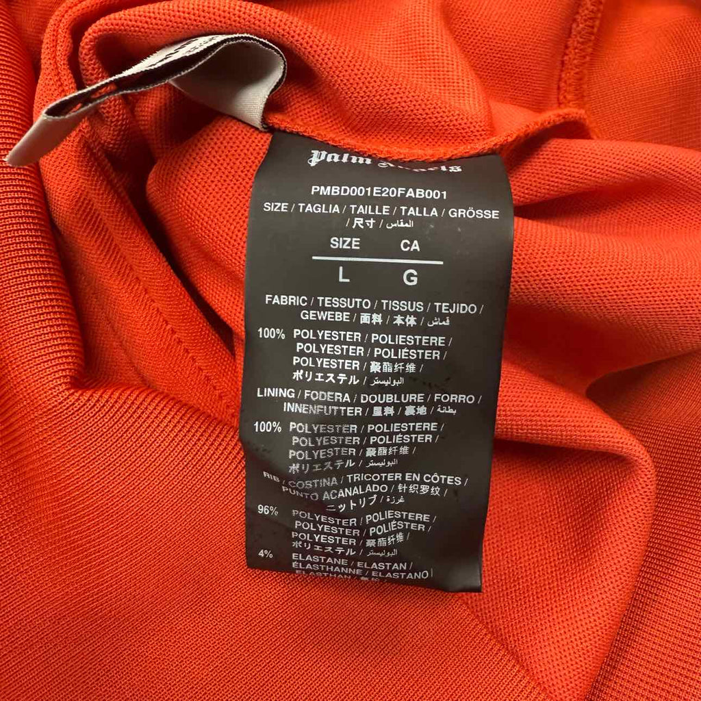 Palm Angels Track Jacket "LOGO" Burnt Orange Used Size L