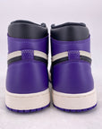 Air Jordan Jordan 1 "Court Purple" 2018 Used Size 9.5