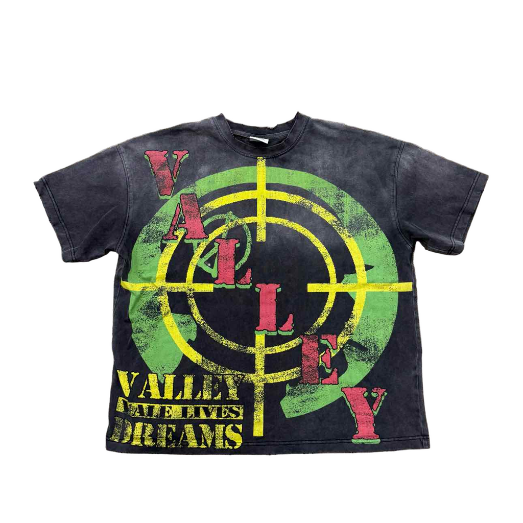 Vale T-Shirt "TARGET LOGO" Black Used Size L