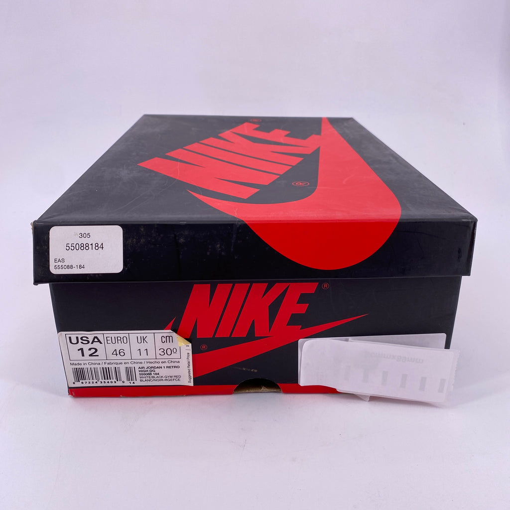 Air Jordan 1 Retro High OG "Black Toe" 2013 Used Size 12