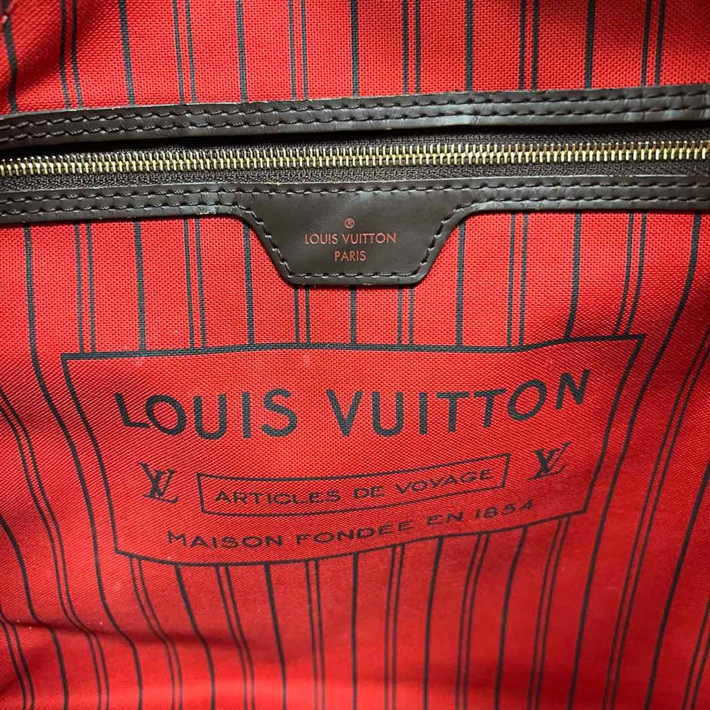 Louis Vuitton Neverfull GM "DAMIER" Used Brown Size GM Bags
