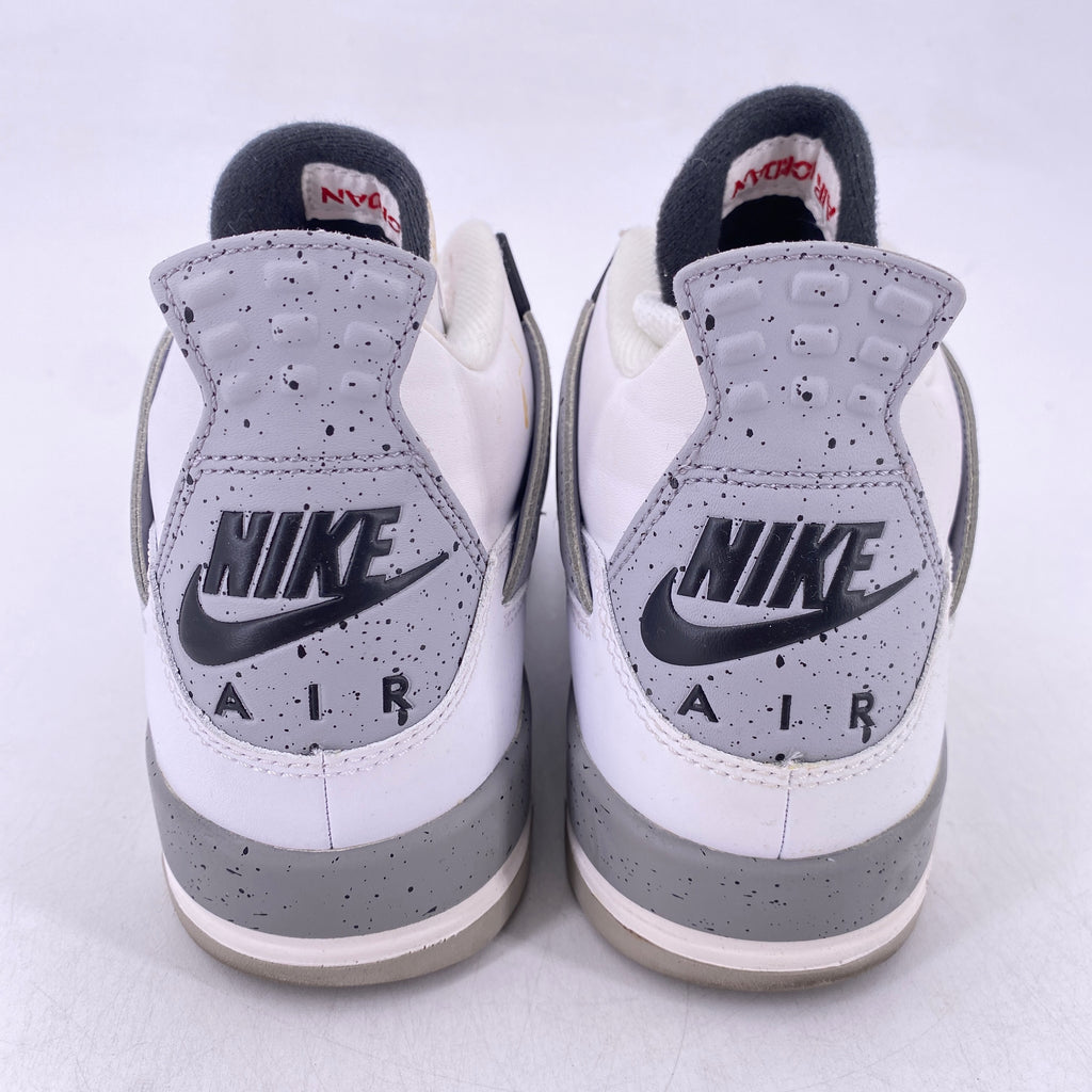 Air Jordan (BG) 4 Retro "White Cement" 2016 Used Size 6.5Y