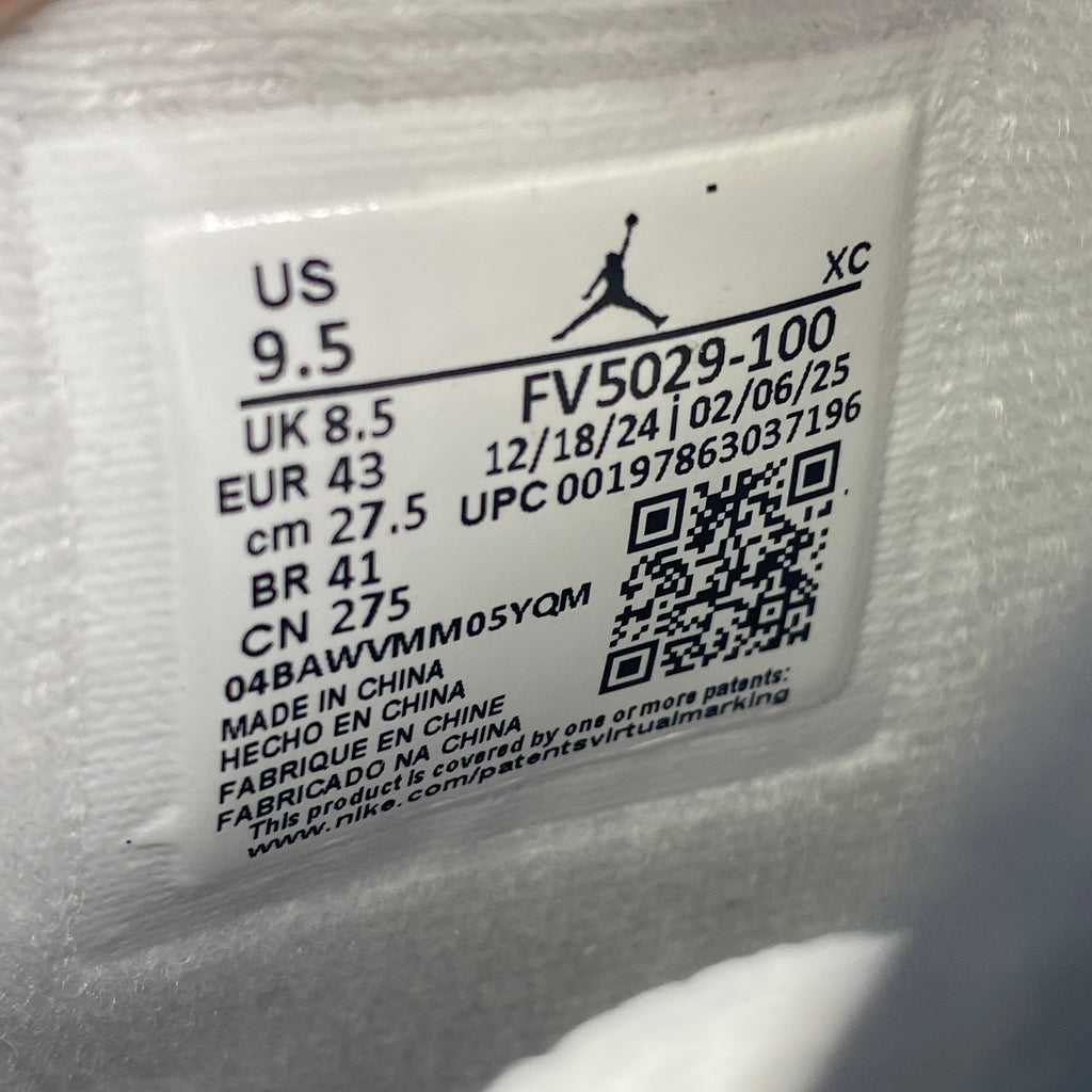 Air Jordan 4 Retro "White Cement" 2025 New Size 9.5