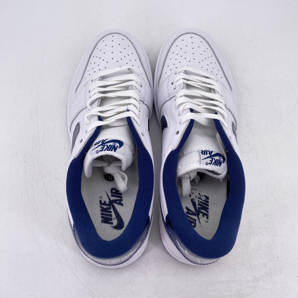 Air Jordan 1 Retro Low "Metallic Blue" 2024 New Size 12