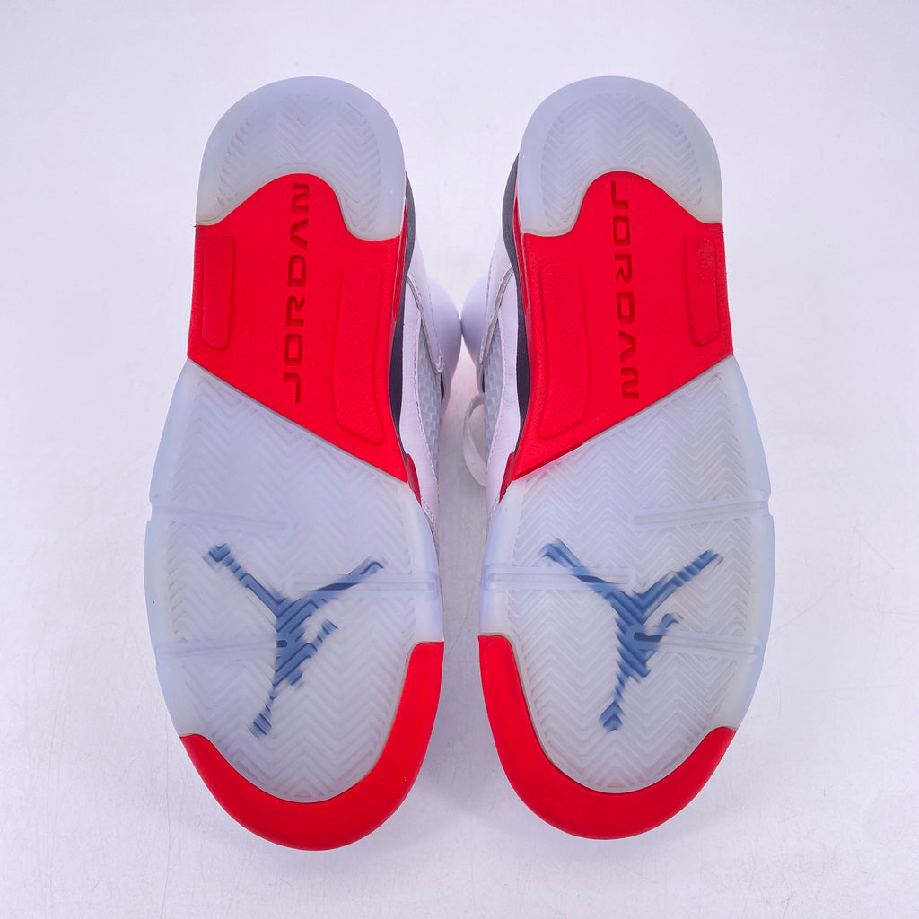 Air Jordan (GS) 5 Retro "Fire Red Black Tongue" 2025 Used Size 6Y