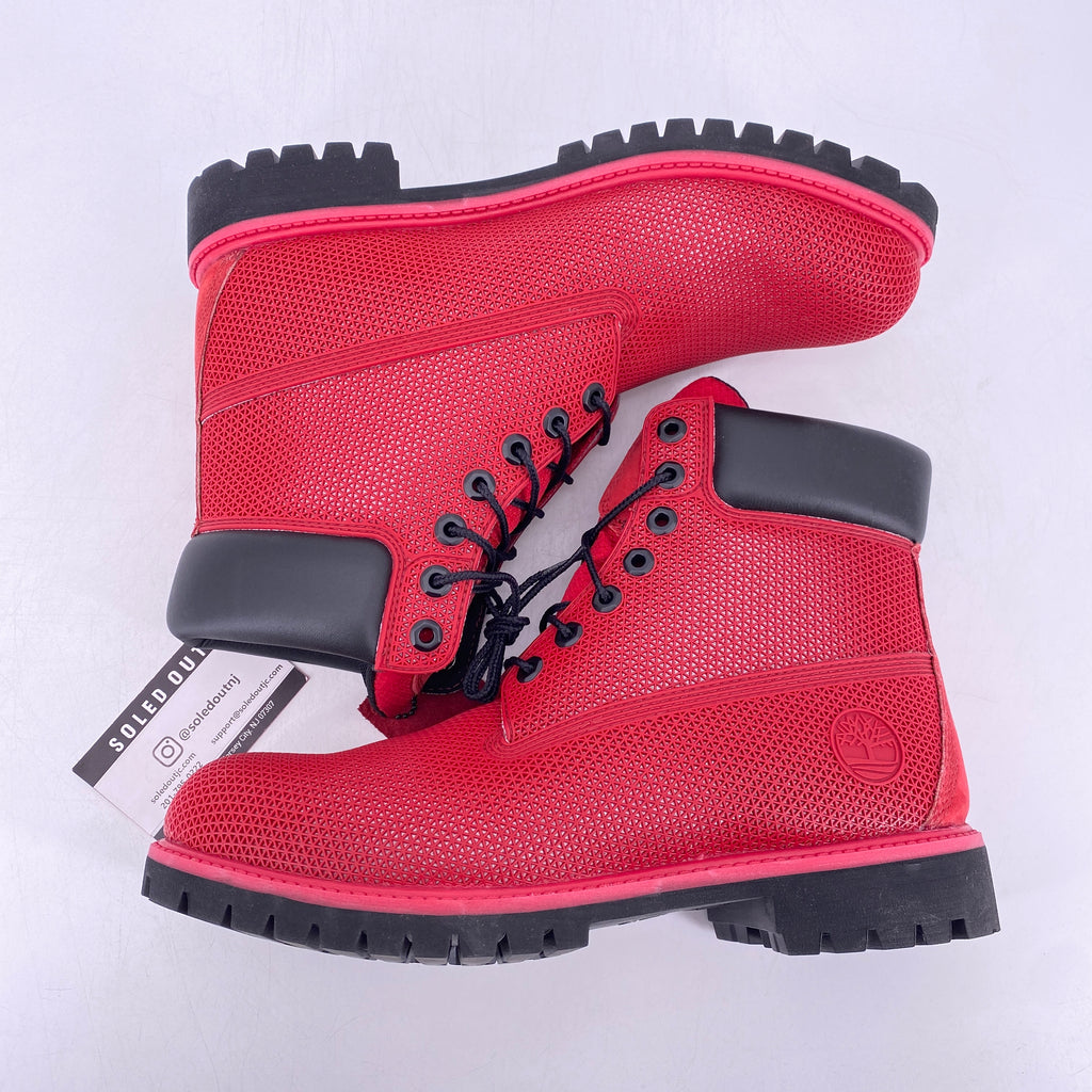 Timberland 6 Inch Boot "Exo Web Tech Red"  New Size 10