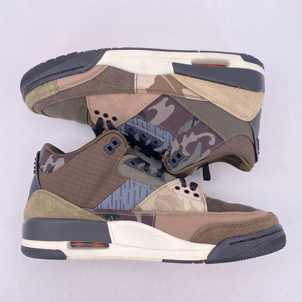 Air Jordan 3 Retro "Patchwork Camo" 2021 Used Size 8.5