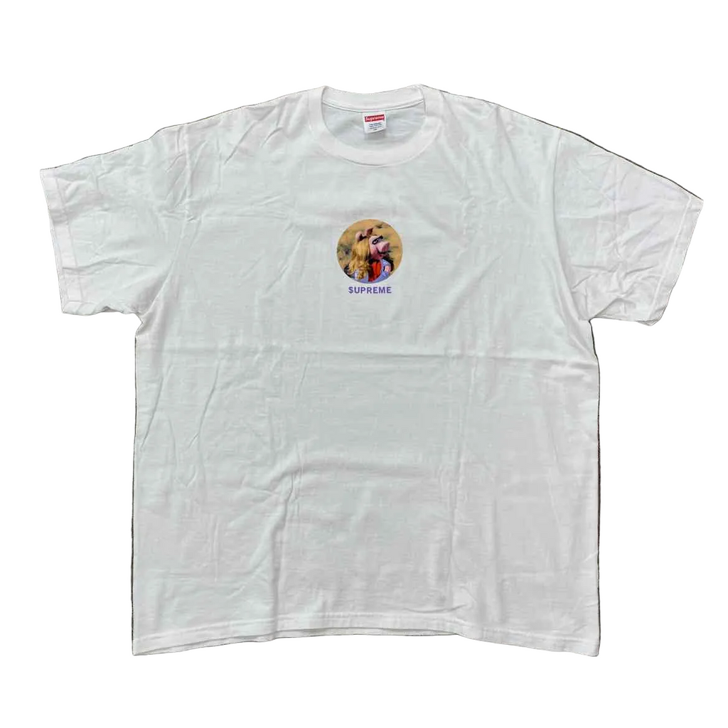 Supreme T-Shirt "MISS PIGGY" White Used Size XL